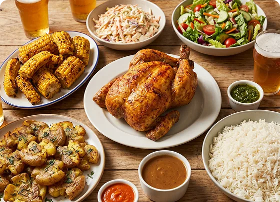 Special package - Whole chicken on a plate